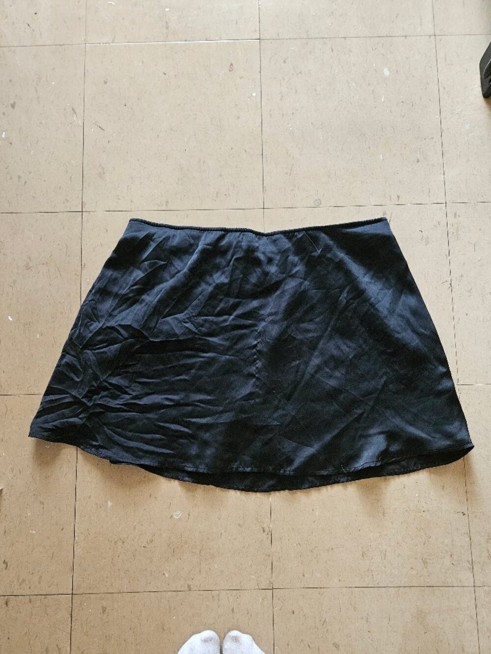 Short black skirt